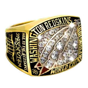 Washington Redskins 1987 World Championship ring with diamonds.